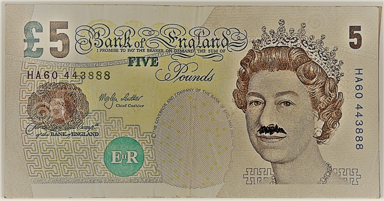 lucky £5 note